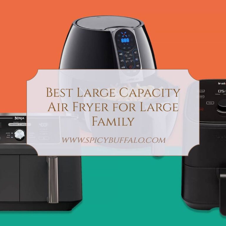 Best Large Capacity Air Fryer for Large Family Spicy Buffalo