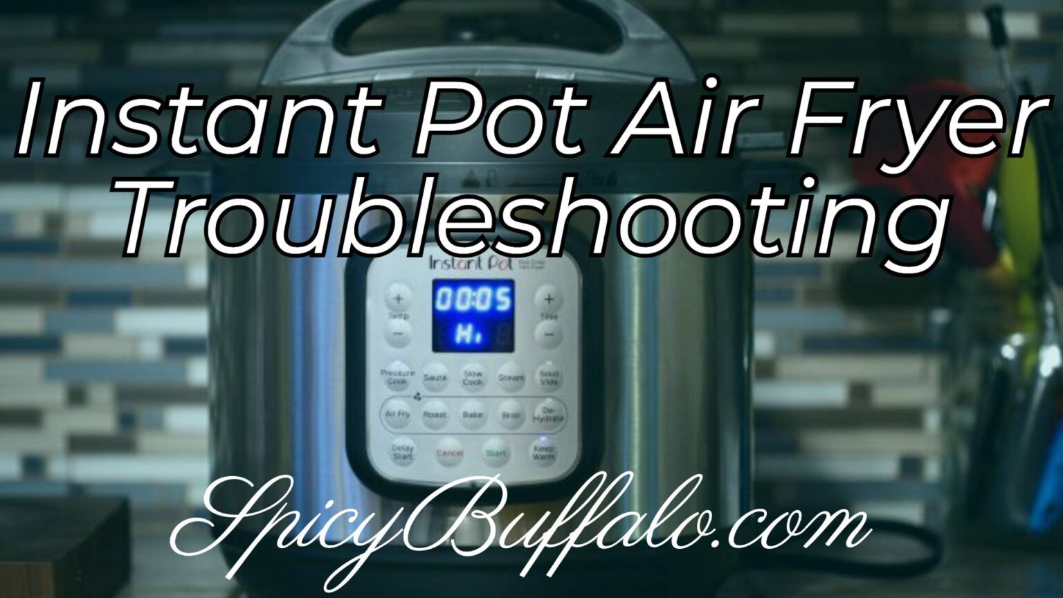 Instant Pot Air Fryer Troubleshooting | Spicy Buffalo