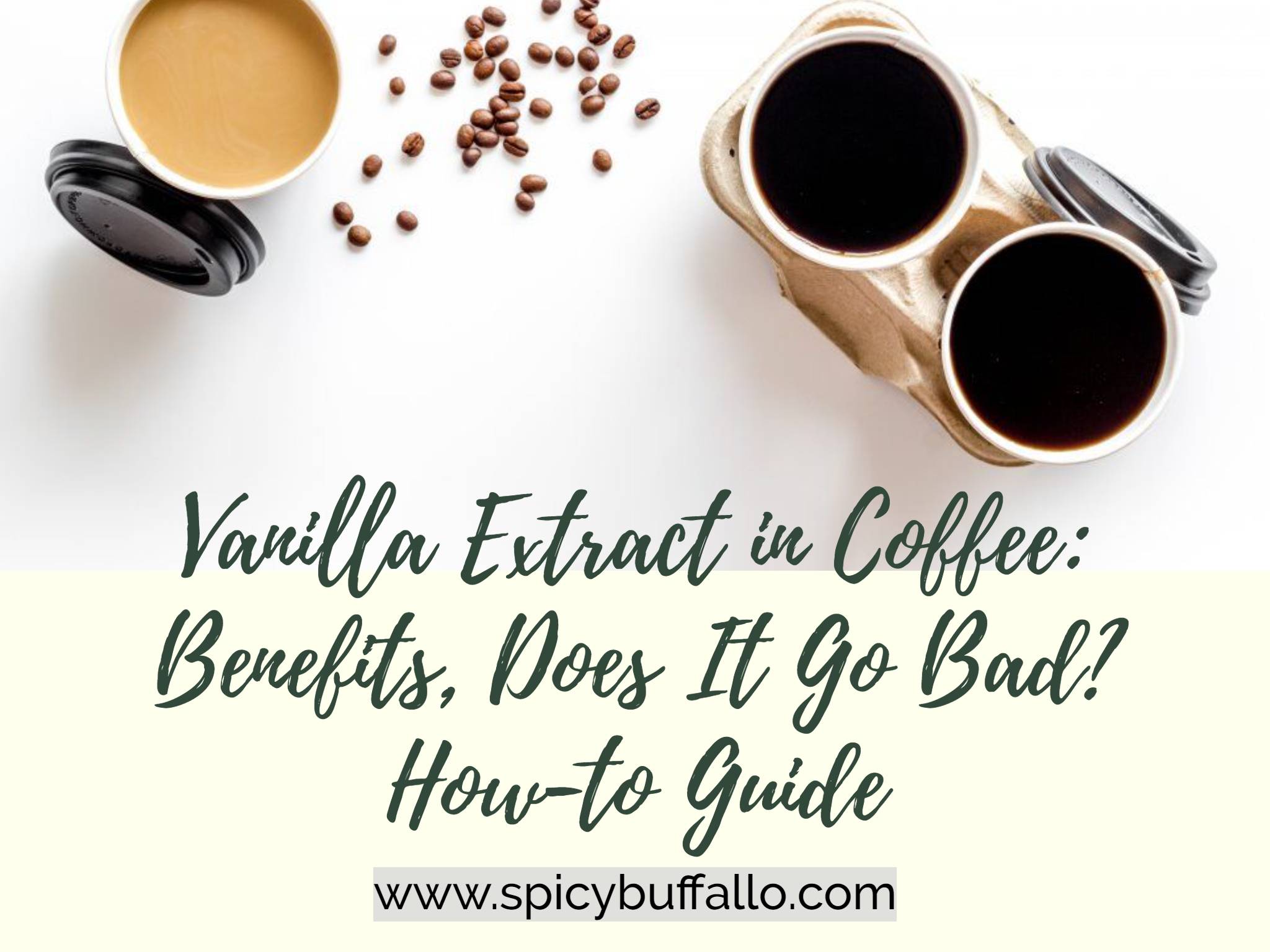 Vanilla Extract in Coffee Benefits, Does It Go Bad? Howto Guide