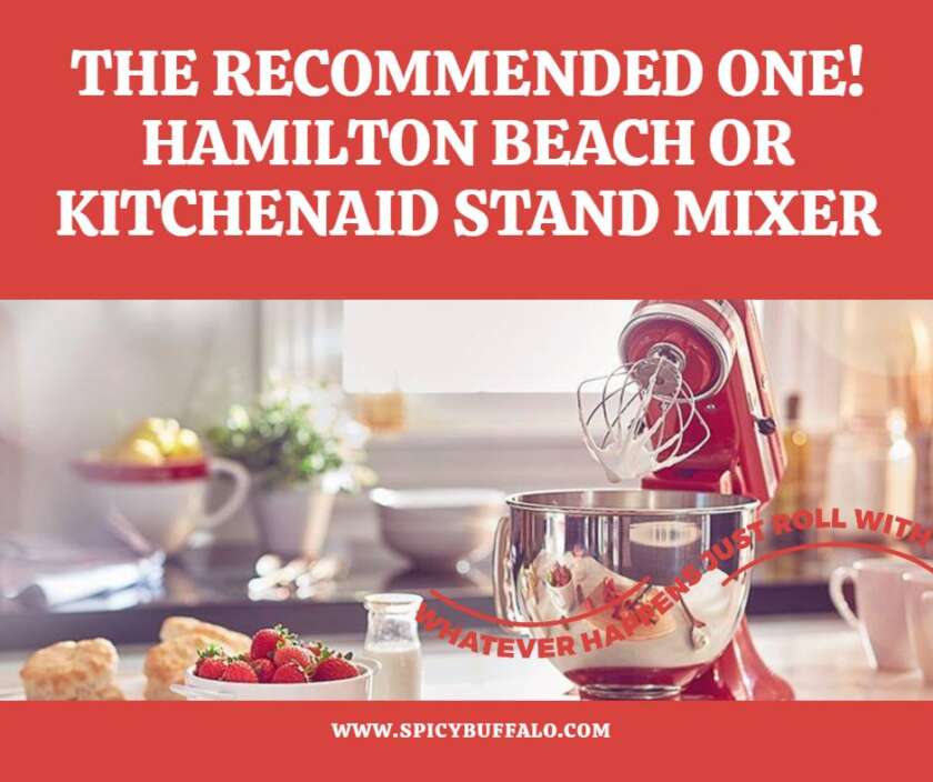 The One! Hamilton Beach or KitchenAid Stand Mixer Spicy