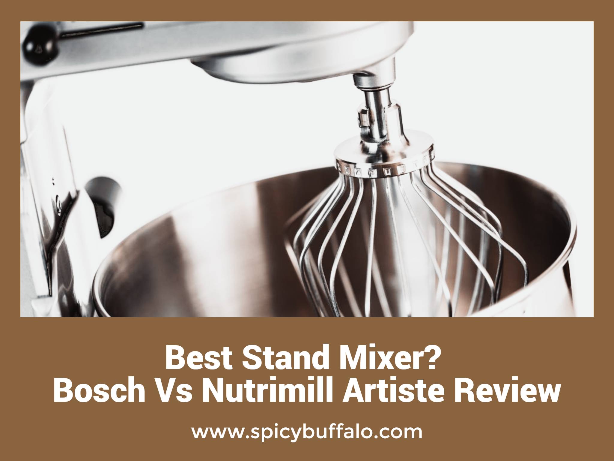 Best Stand Mixer? Bosch Vs Nutrimill Artiste Review Spicy Buffalo