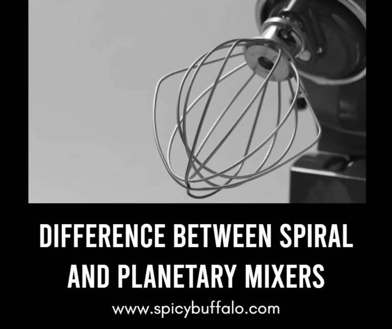 Difference Between Spiral and Mixers Spicy Buffalo