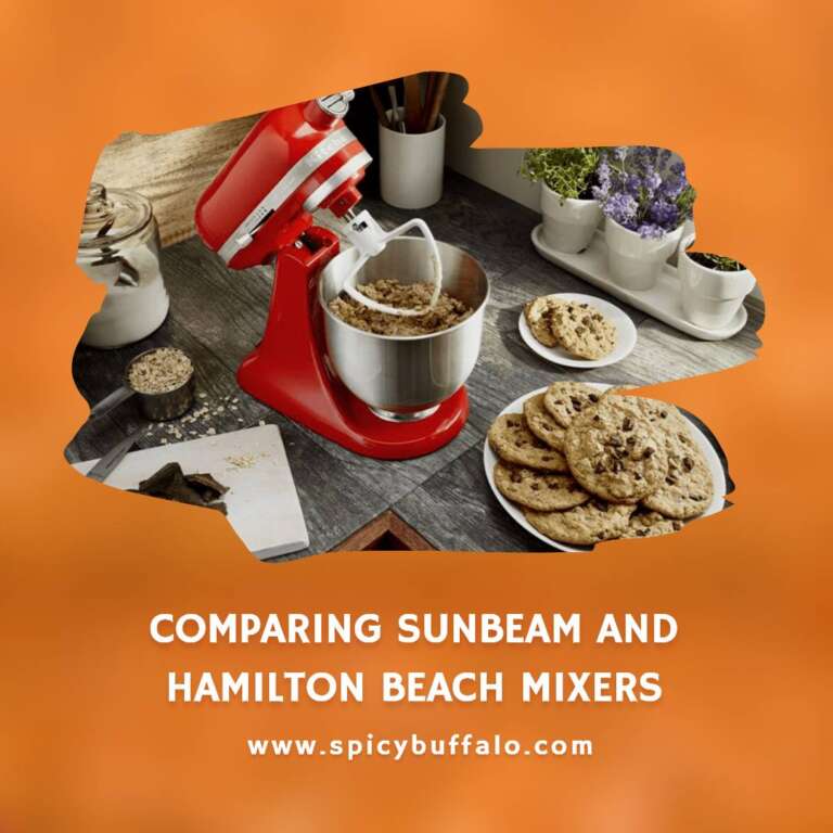 Comparing Sunbeam And Hamilton Beach Mixers Spicy Buffalo