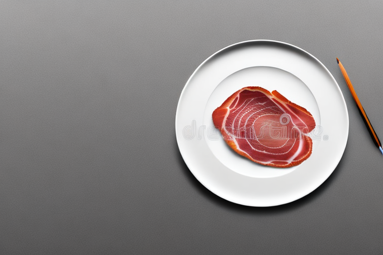 A plate of uncooked turkey bacon