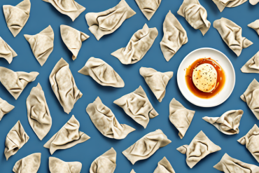 A plate of vegan wonton wrappers