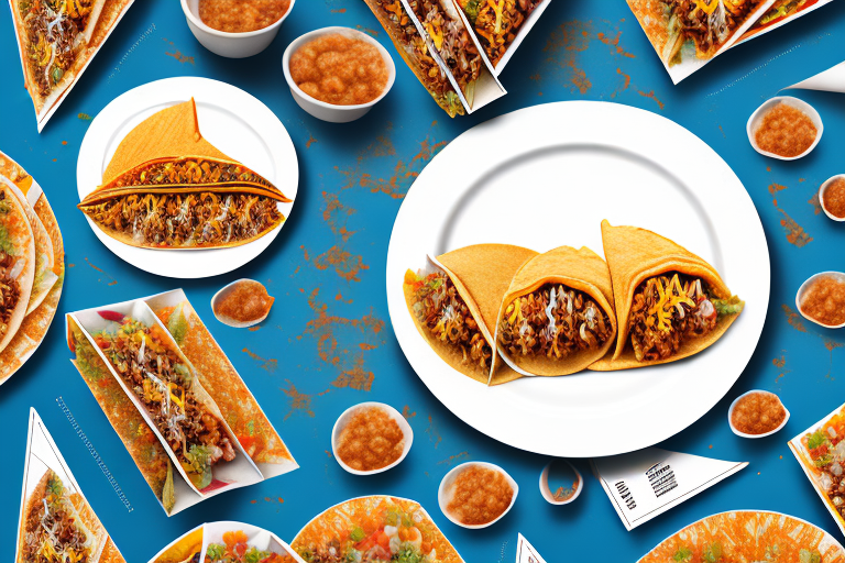 A plate of reheated taco bell tacos