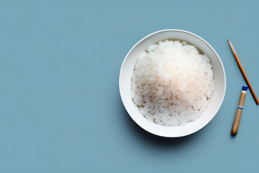 A bowl of uncooked rice