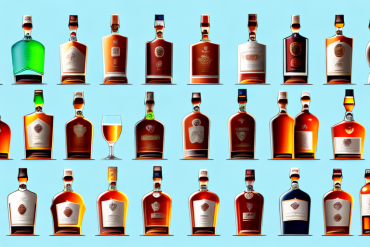 A selection of bottles of different types of alcohol