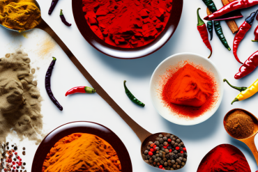 A bowl of colorful spices