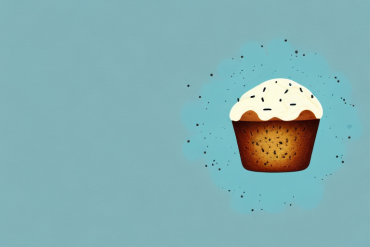 A muffin in the process of being thawed