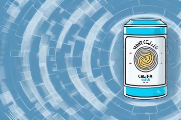 A can of white claw with a timer counting down