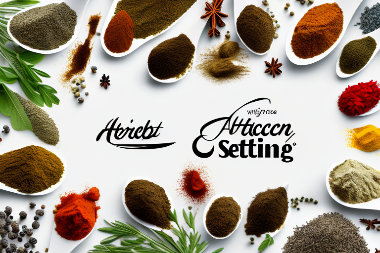A variety of herbs and spices to represent the concept of accent seasoning