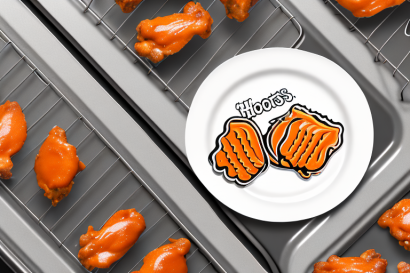 Reheat Hooters Wings Spicy Buffalo