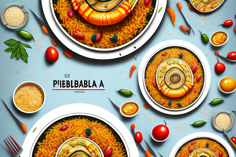Can I serve paella rice with grilled vegetables?