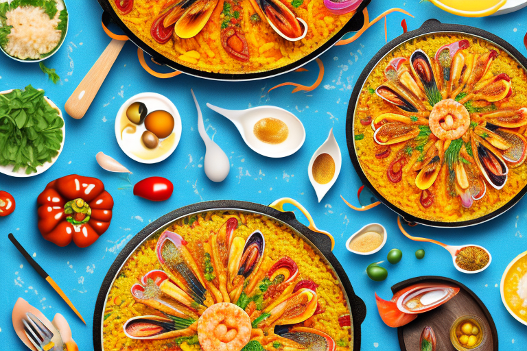 Can I serve paella rice with paella Valenciana?