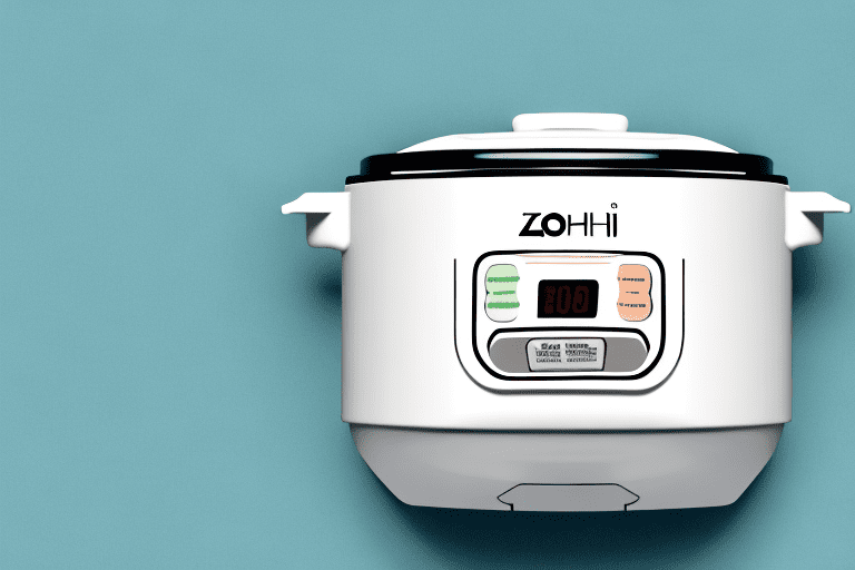 A zojirushi rice cooker with a removable inner lid