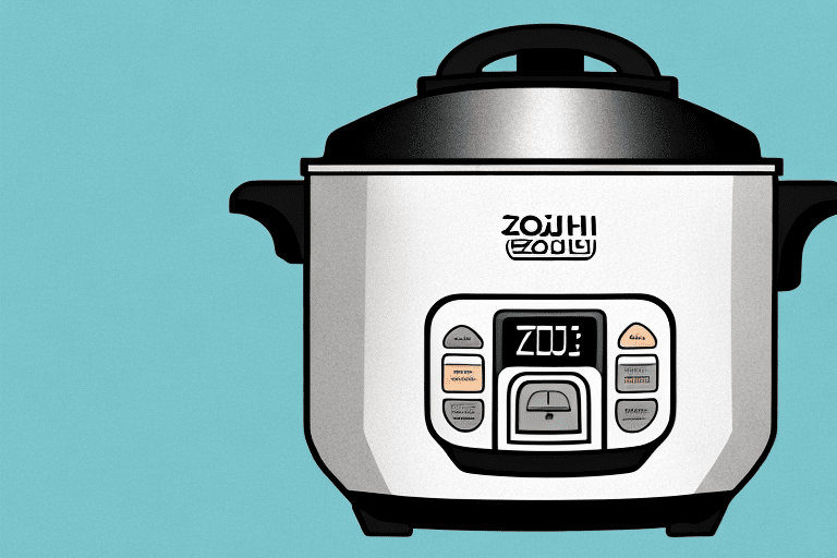 A zojirushi rice cooker with steam coming out of it