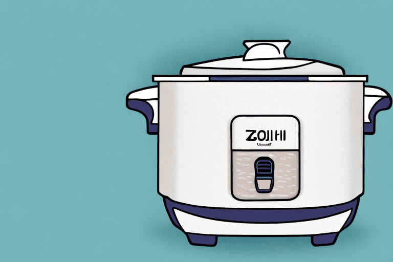 A zojirushi rice cooker with a cake inside