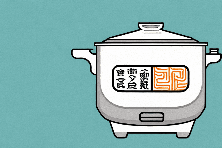 A zojirushi rice cooker with a bowl of cooked rice