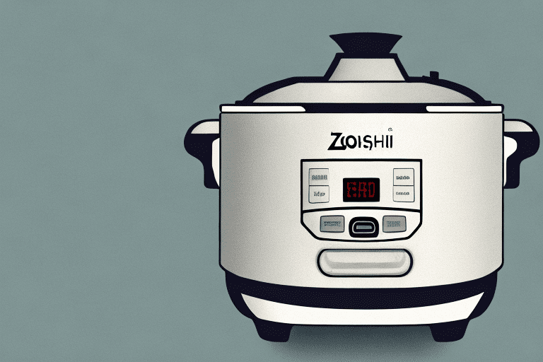 A zojirushi rice cooker with cooked arborio brown rice