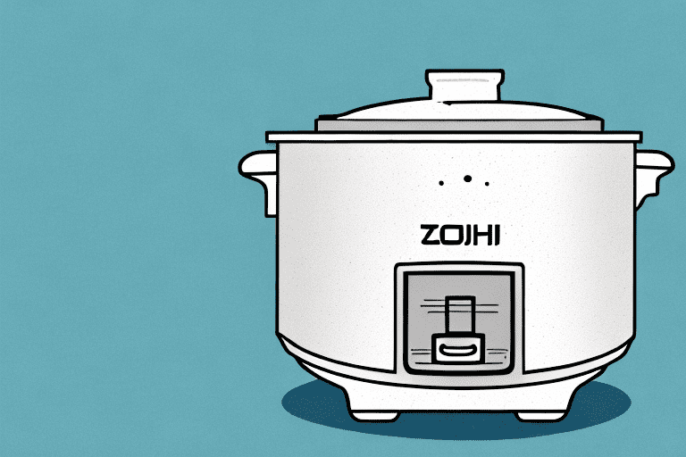 A zojirushi rice cooker with a bowl of white glutinous rice inside