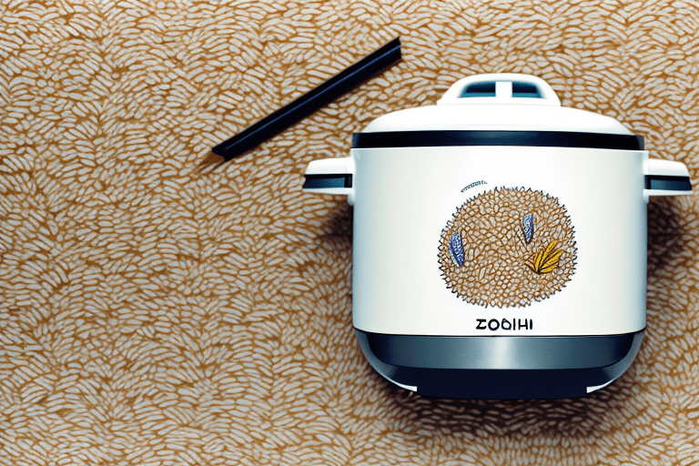 A zojirushi rice cooker with a setting for brown multi-grain gaba rice