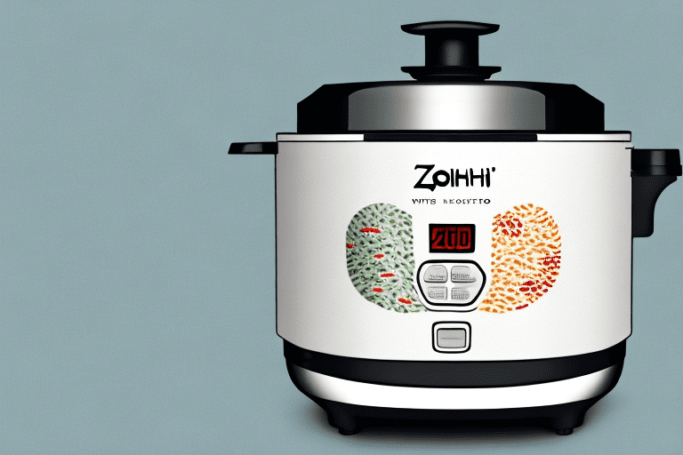 A zojirushi rice cooker with a setting for mixed grain sweet rice