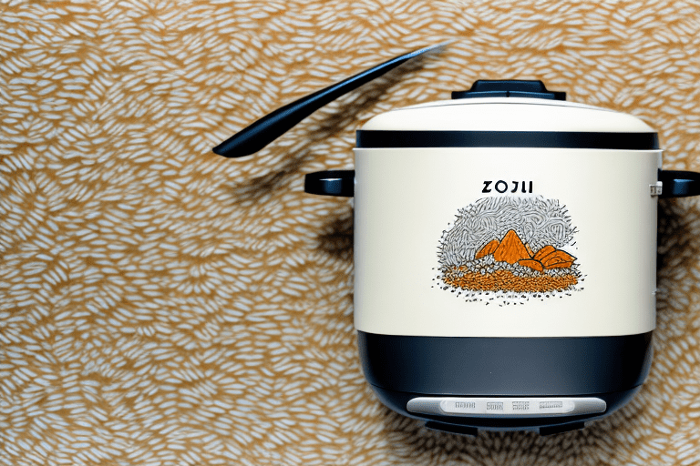 A zojirushi rice cooker with a setting for brown jasmine sweet gaba rice