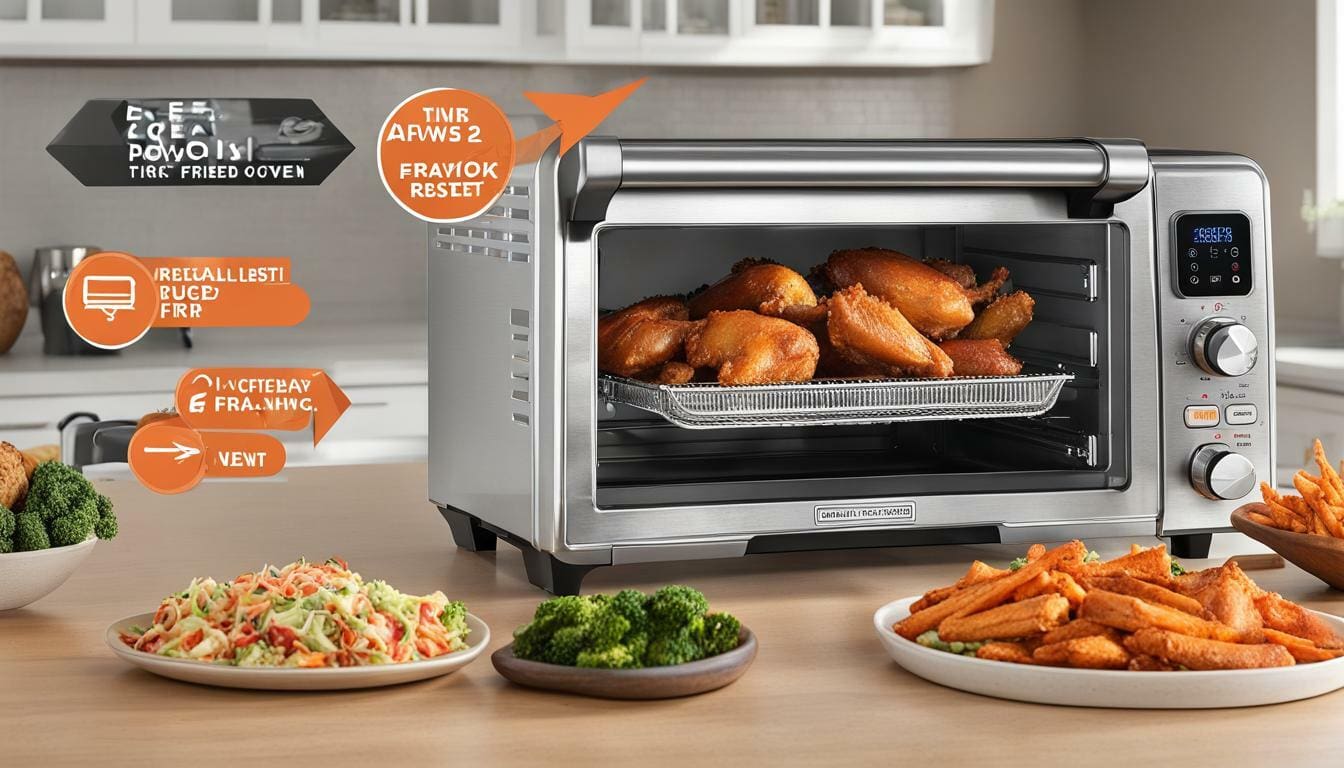 How to Reset Black & Decker 2.5 Quart Air Fryer Toaster Oven?