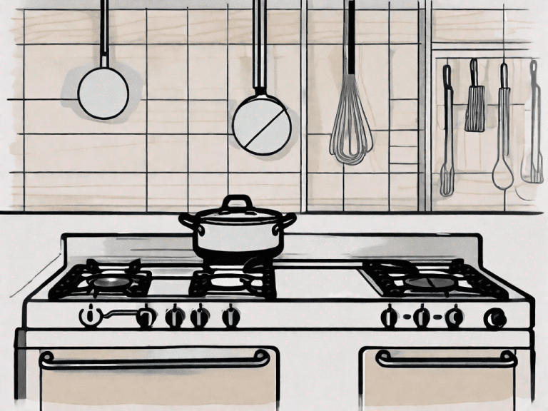 An induction cooktop range and a gas range side by side
