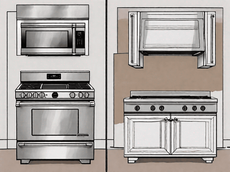 A side-by-side comparison of a 36-inch induction range and a 36-inch gas range