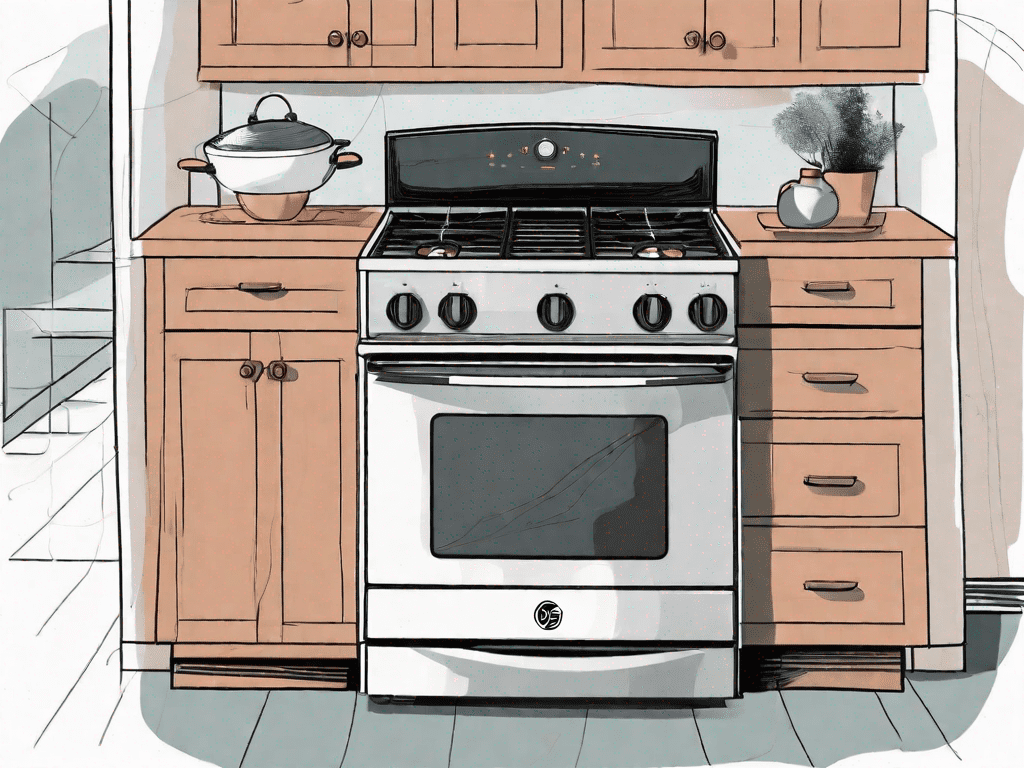 A ge stove and a whirlpool stove side by side