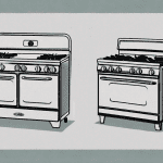 Two gas stoves side by side