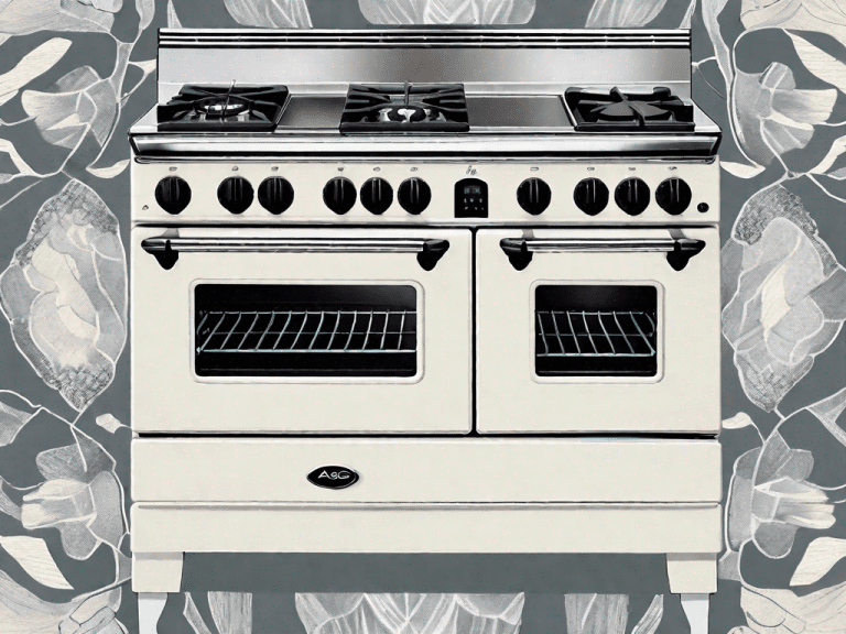 An aga and a wolf gas range side by side