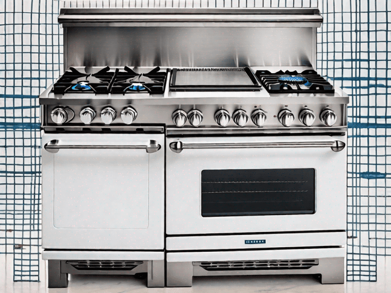 A bluestar gas range and a capital cooking range side by side