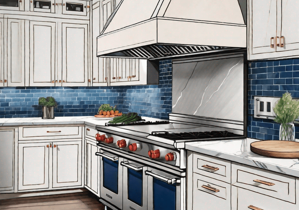 A bluestar freestanding range and a capital kitchen range side by side