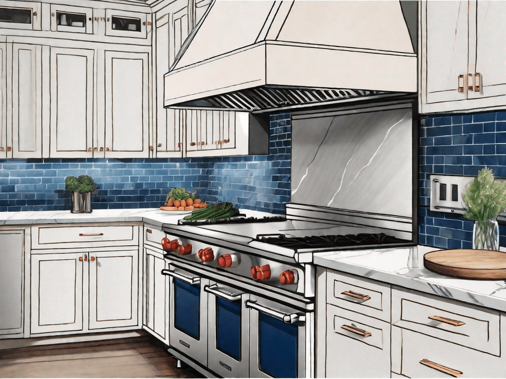 A bluestar freestanding range and a capital kitchen range side by side