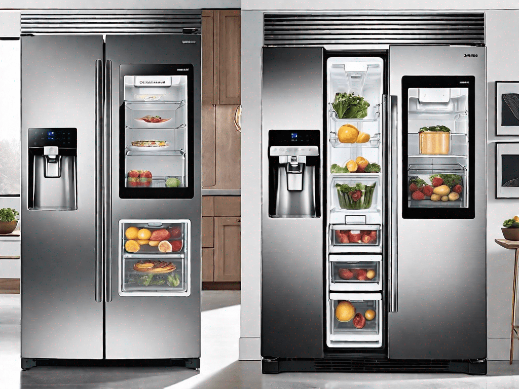 Comparing the Samsung Family Hub French Door Refrigerator and the LG Instaview Door-in-Door