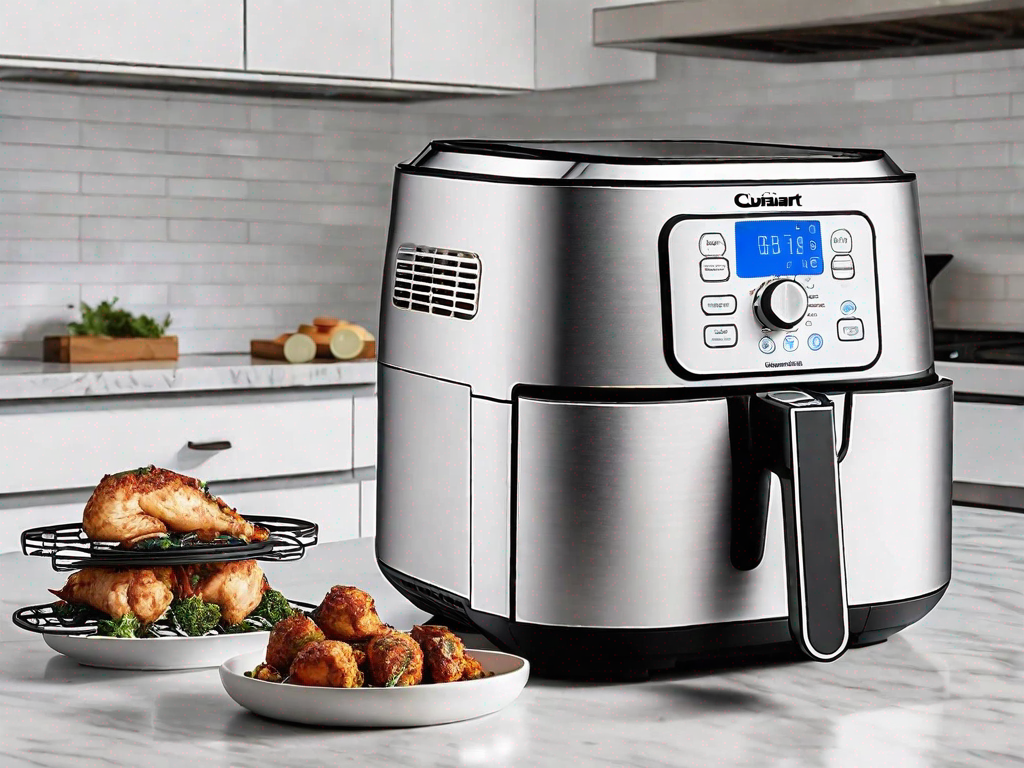 The cuisinart digital air fryer and the ninja foodi side by side
