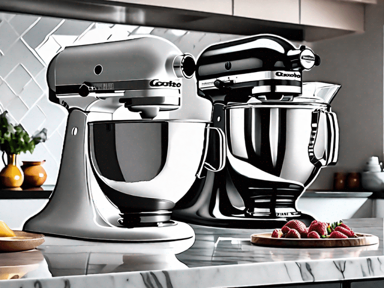 Comparing the Costco 6 Quart Stand Mixer and the KitchenAid Spicy Buffalo