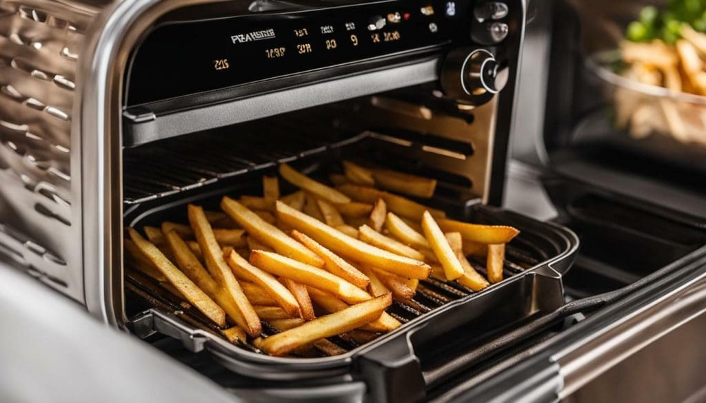 Air fryer basket for oven use