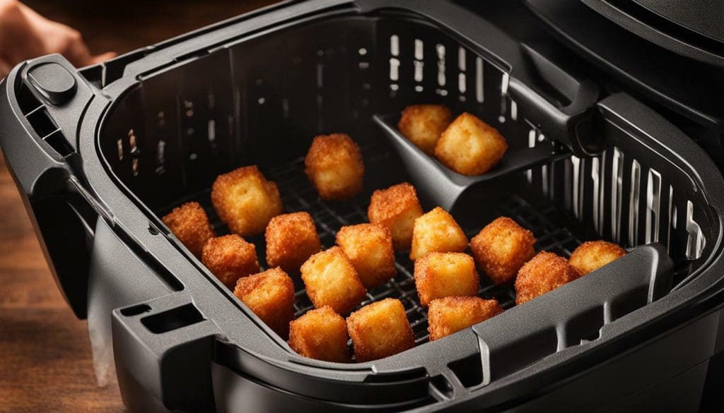 Air fryer frozen tater tots