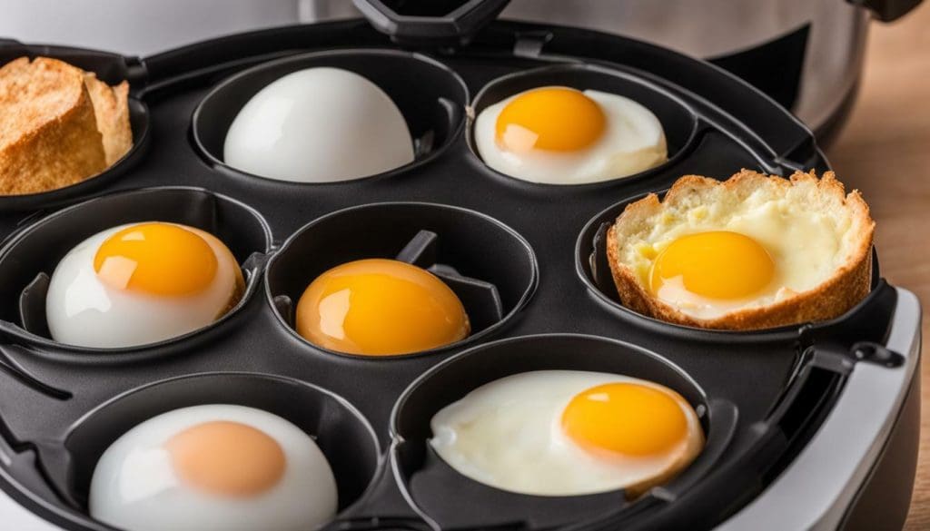Air fryer soft boiled eggs