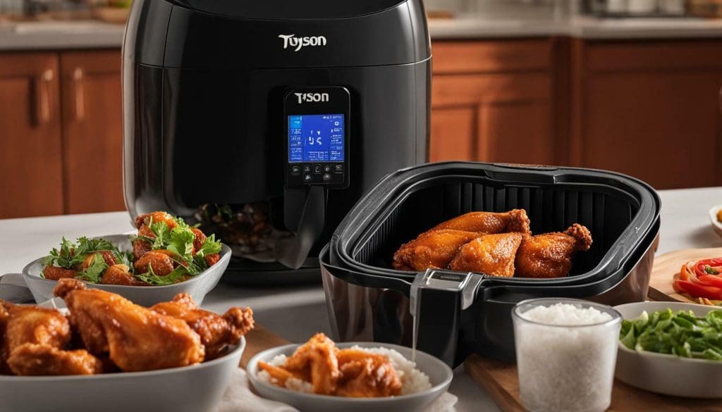Cooking Tyson Frozen Chicken Wings in Air Fryer