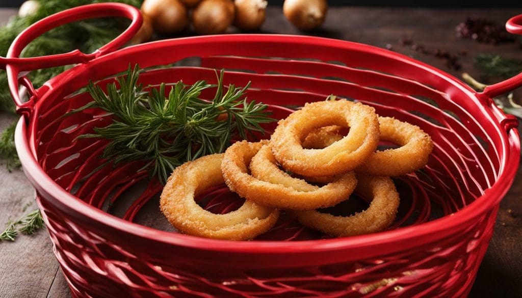 Crispy onion rings