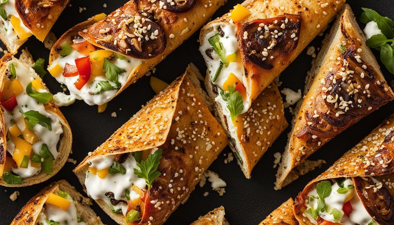 Everything Bagel Tortilla Roll-ups Air Fryer