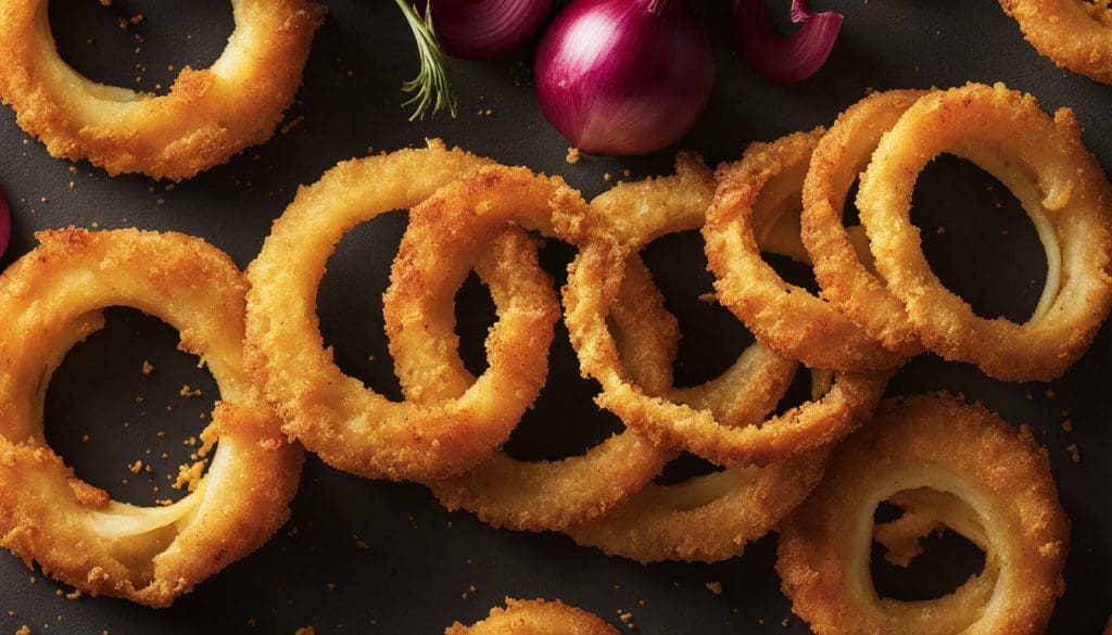 Healthy onion rings