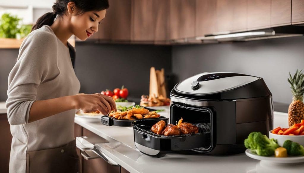 How to use an air fryer grill