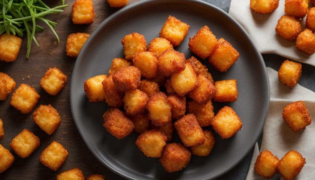 air fryer and tater tots