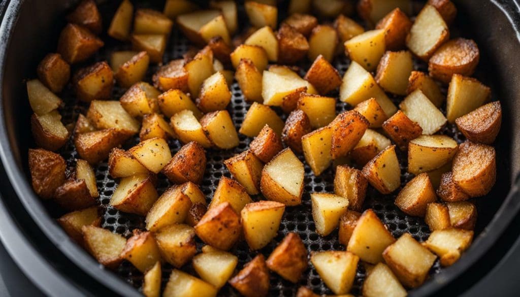 air fryer diced potatoes recipe